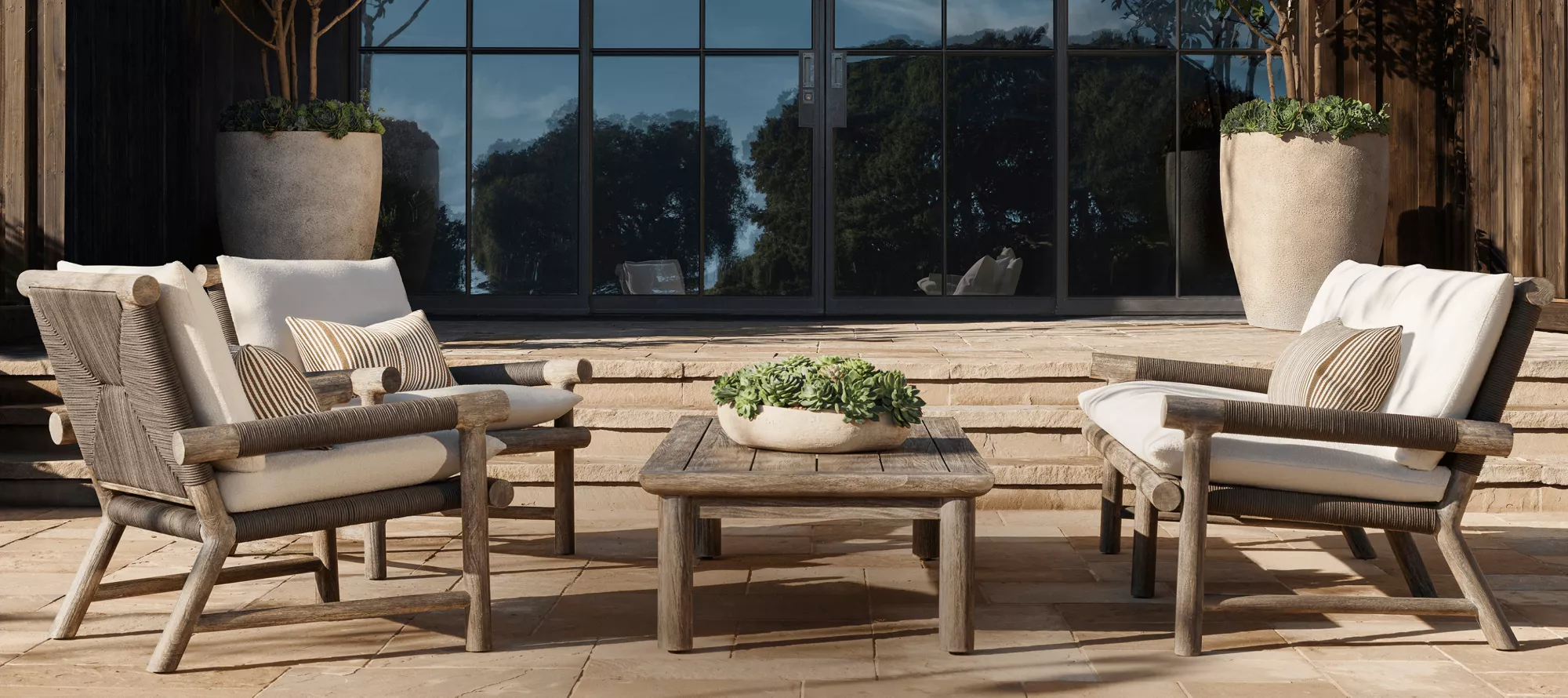 ชุดโซฟาสนามไม้สัก Lindon Teak พรีเมี่ยม|ฮาววินเฟอร์นิเจอร์