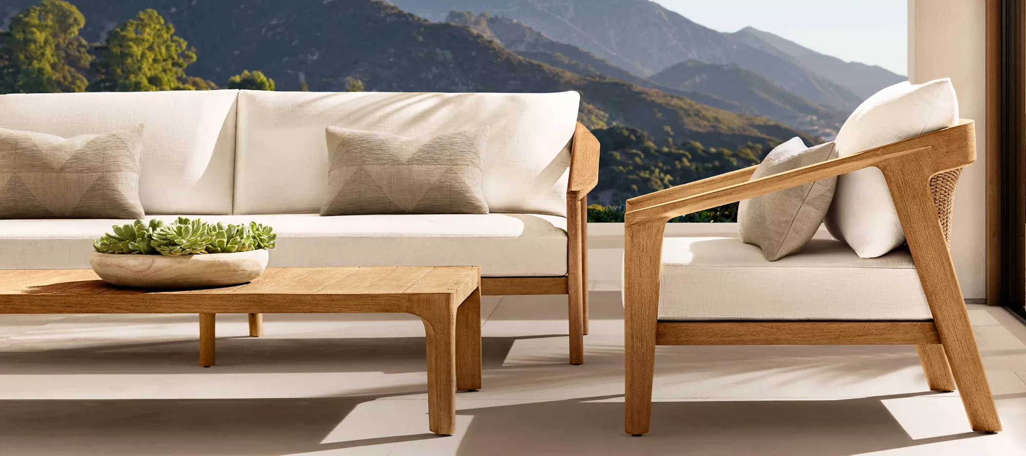 ชุดเฟอร์นิเจอร์สนามไม้สัก Malta Teak|ที่นั่งในลานบ้านช่วงกลาง-