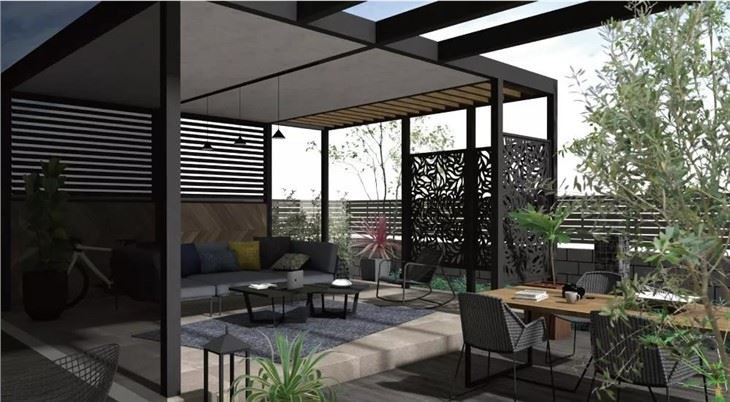 Aluminum Retractable Pergola